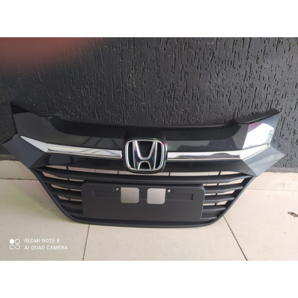 Grade Parachoque Dianteiro Honda Hrv 2016 A 2018 Preto Fosco