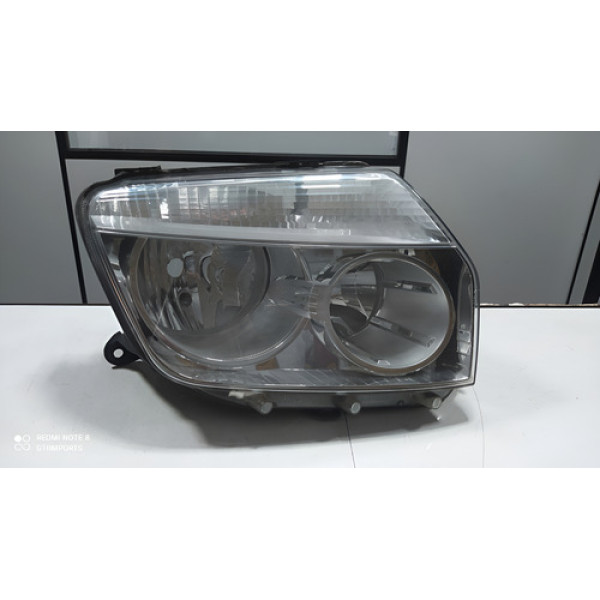 Farol Direto Renault Duster Cromado 2011 2012 2013 2014 Direito