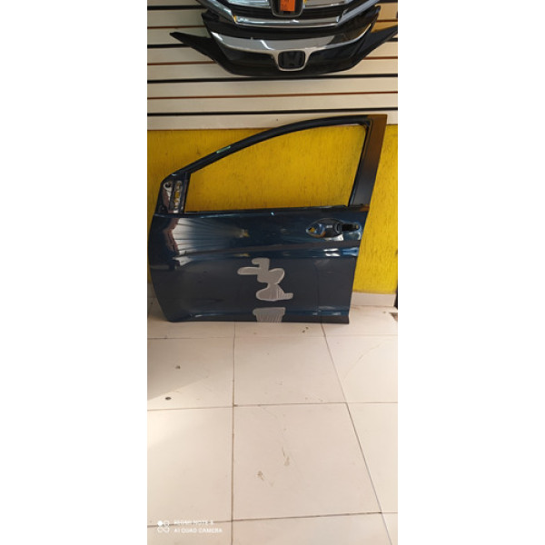 Porta Dianteira Esquerda Honda Fit 2015 2016 17 18 19 20 21 Dianteira Esquerda Cinza-escuro