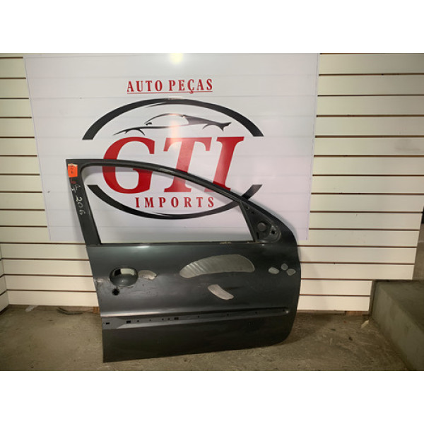 Porta Dianteira Direita Peugeot 206 4p * Direita Dianteira Cinza-escuro
