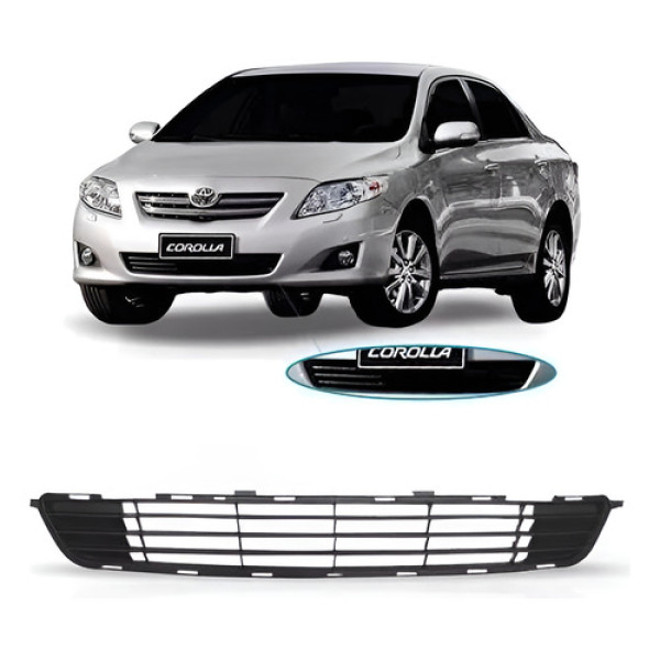 Grade Inferior Parachoque Corolla 2009 2010 2011 Central