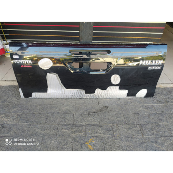 Tampa Traseira Toyota Hilux 2017 A 2021 Srx Preto