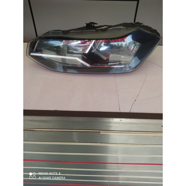 Farol Esquerdo Polo Virtus 2018 A 2022 Friso Cromado# Esquerdo/motorista