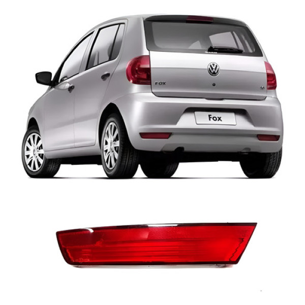 Lanterna Neblina Traseira Esquerda Fox 2010 2011 2012 13 14 Esquerdo Vermelho