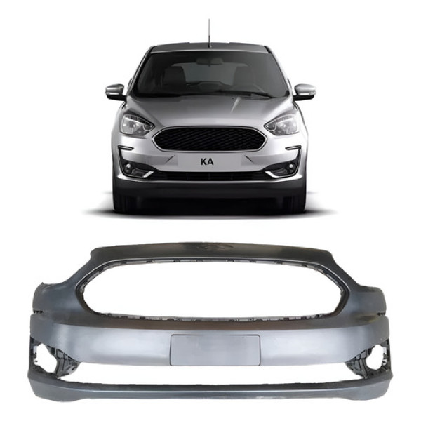 Parachoque Dianteiro Ford Ka 2019 2020 Peça Nova Original Cinza