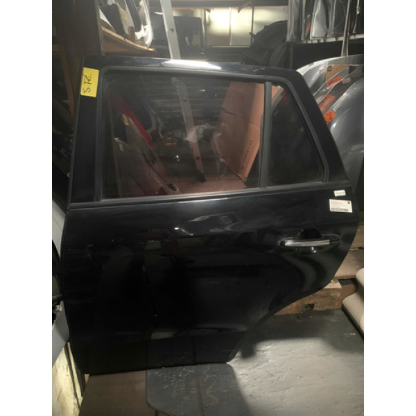 Porta Traseira Esquerda Hyundai Santa Fé 2008* Preto Traseira Esquerdo