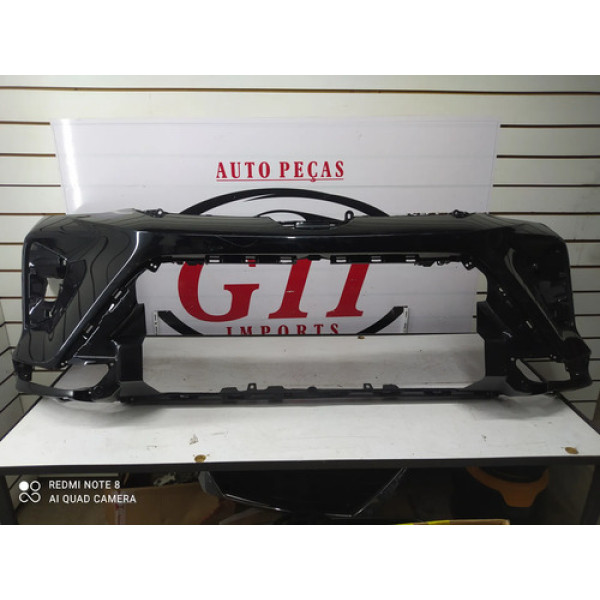 Parachoque Dianteiro Hilux Sw4 Gr 2021 A 2025 Preto