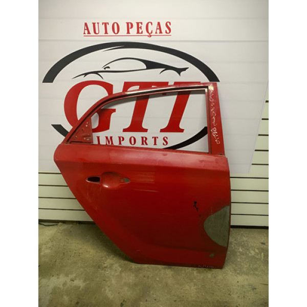 Porta Traseira Direita Hyundai Hb20 * Direita Traseira Vermelho