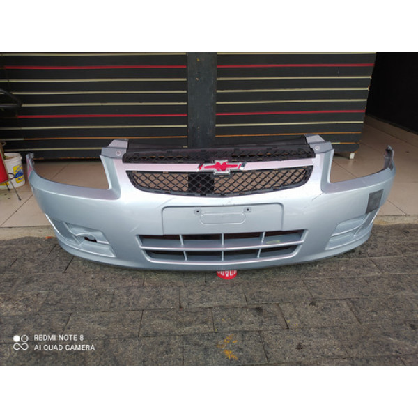 Parachoque Dianteiro Celta Prisma 2012 A 2015 Antigo Prateado