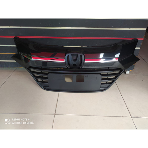 Grade Parachoque Dianteiro Hrv 2015 A 2018 Preto Fosco