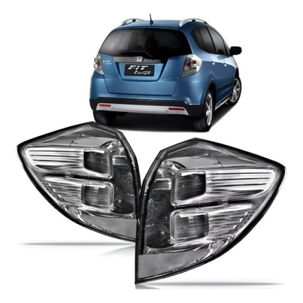 Lanterna Traseira Direita Honda Fit Twist 2009 10 11 12 13  Direito Vermelho