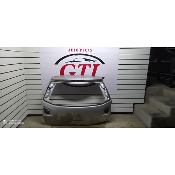 Tampa Porta Mala Traseiro Citroen C3 2013 14 15 16 17 18  Prateado