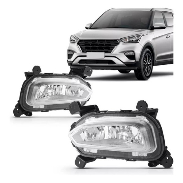 Farol Milha Hyundai Creta 2017 2018 2019 Direito Original 
