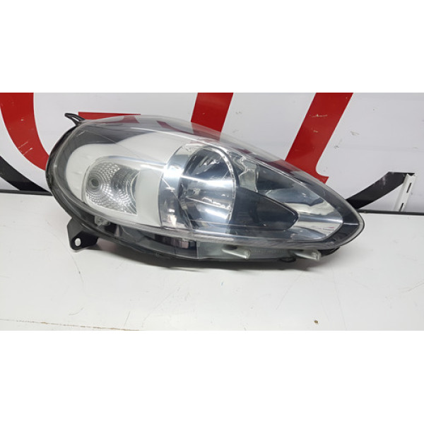 Farol Fiat Punto 2012 2013 2014 Direito Cinza Original 