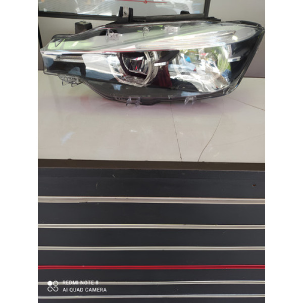 Farol Esquerdo Bmw 320i 328i Friso Cromado 2016 A 2019# Esquerdo