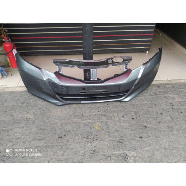Parachoque Dianteiro Honda Fit 2013 2014 Cinza-escuro