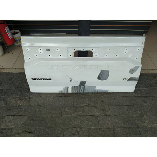 Tampa Traseira Chevrolet Montana 2023 2024 2025 Branco