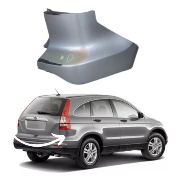 Polaina Parachoque Traseiro Direito Crv 2007 2008 A 2011