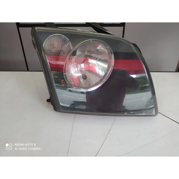 Farol Direito Ecosport Fumê 2003 A 2006# Direito/passageiro