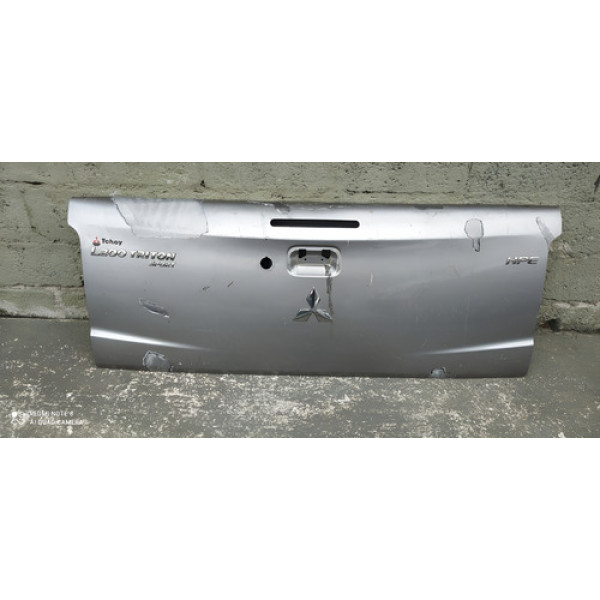 Tampa Traseira L200 Triton Sport 2018 2019 2020 2021 2022 Prateado