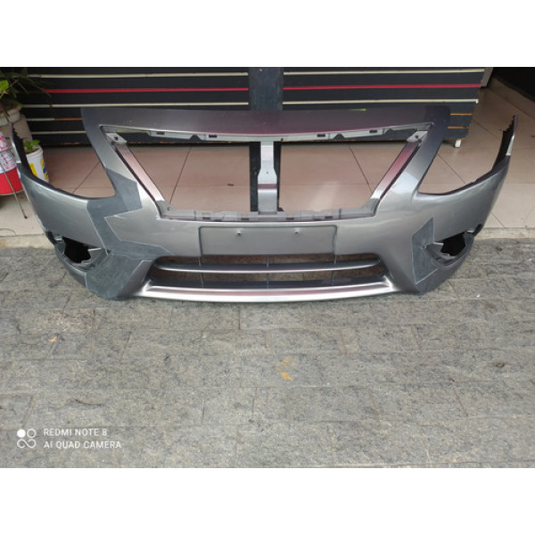 Parachoque Dianteiro Nissan Versa 2015 A 2021 Marrom-claro