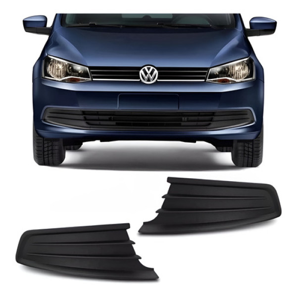 Moldura Farol Milha Esquerdo Gol G6 Original Preto Esquerdo