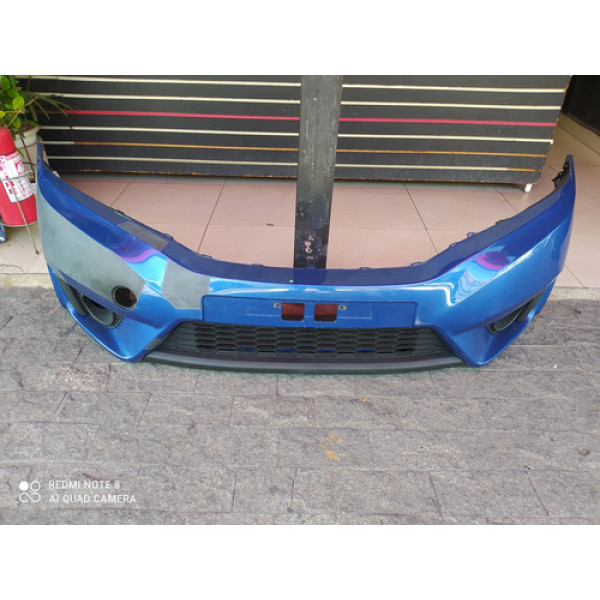 Parachoque Dianteiro Honda Fit 2015 2016 2017 Azul