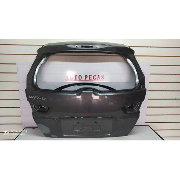 Tampa Porta Mala Traseiro Honda Wrv 2017 2018 2019 2020 2021 Prateado