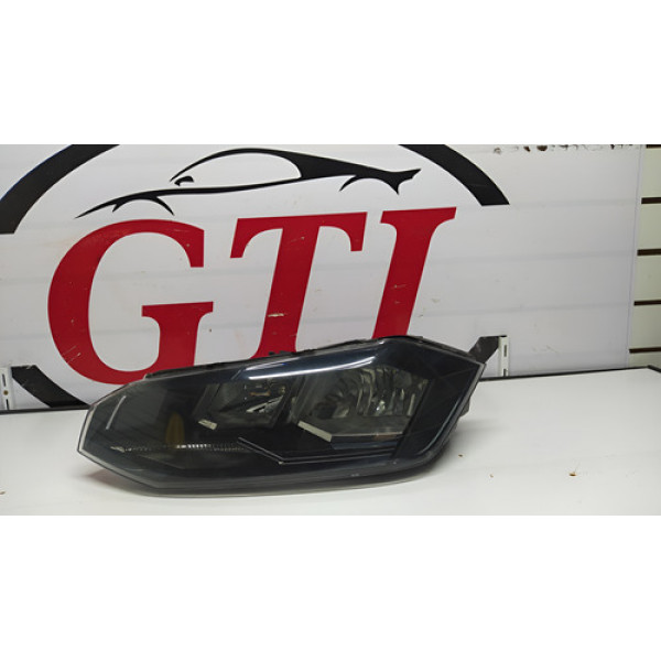 Farol Esquerdo Polo Virtus 2018/ 2022 Máscara Negara Esquerdo