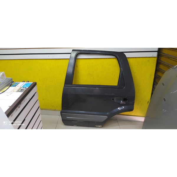 Porta Traseira Esquerda Ecosport 2006 2007 2008 2009 2010 11 Preto Traseira Esquerda