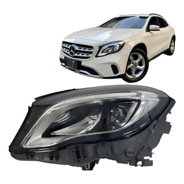 Farol Esquerdo Mercedes Gla 200 2017 2018 2019 # Esquerdo