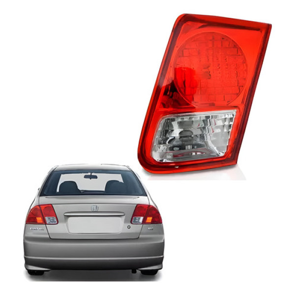 Lanterna Tampa Traseira Civic 2003 2004 2005 2006 Original Direito Vermelho