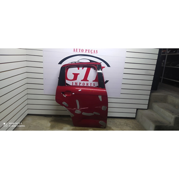 Porta Traseira Direita Citroen C3 2013 2014 2015 16 17 18 Traseira Direita Vermelho