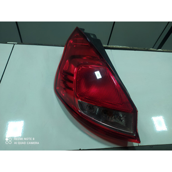 Lanterna Traseira Esquerda New Fiesta 2013 2014 2015 A 2018 Esquerdo Vermelho