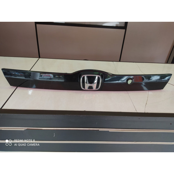 Régua Tampa Traseira Fit 2009 A 2014 Preto Preto Preto