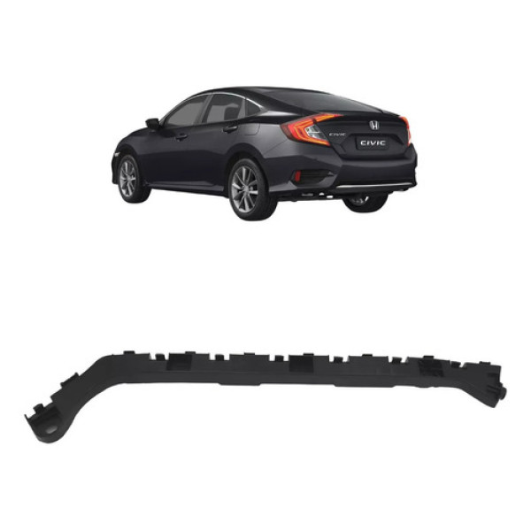 Guia Parachoque Trazeiro Esquerdo Civic G10 2017 2018 19 20 