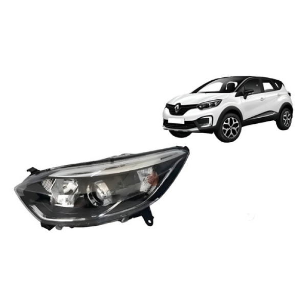 Farol Esquerdo Renault Captur 2017 2018 2019 Original Esquerdo
