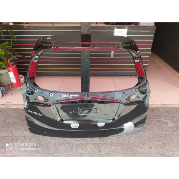 Tampa Porta Mala Traseiro Honda Hrv 2015 A 2021 Preta