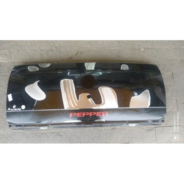 Tampa Traseira Saveiro  G7 G8 2017 2018 2019 2020 Preto