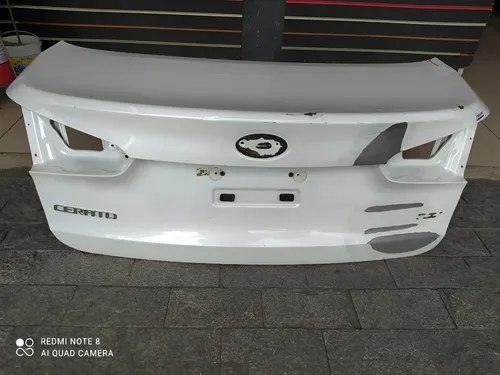 Tampa Porta Mala Traseiro Kia Cerato 2015 2016 2017 Branco