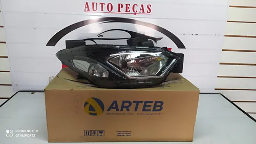 Farol Direito Onix Prisma Led 2017 2018 2019 Novo Original  Direito